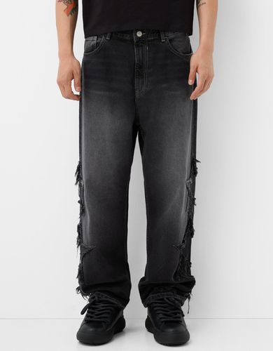 Jeans Baggy Estrellas Hombre 32 - Bershka - Modalova