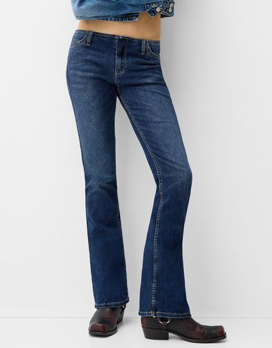 Bershka Jeans Flare Mujer 32 Azul - Bershka - Modalova