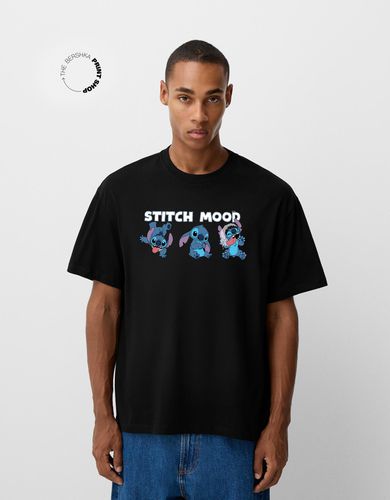 Camiseta Lilo & Stitch Manga Corta Hombre M - Bershka - Modalova