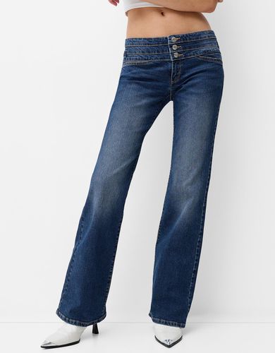 Jeans Bootcut Botones Mujer 32 - Bershka - Modalova