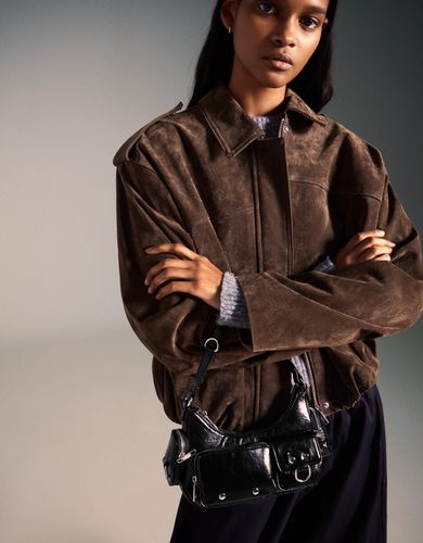 Bolso De Hombro Multipocket Mujer " - Bershka - Modalova