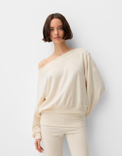 Jersey Asimétrico Soft Touch Mujer L - Bershka - Modalova