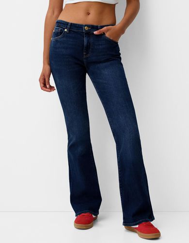 Bershka Jeans Flare Mujer 32 Azul - Bershka - Modalova