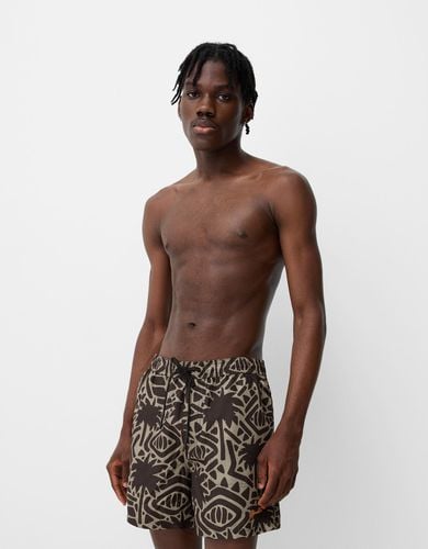 Bañador Print Hombre L - Bershka - Modalova