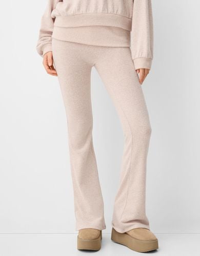 Pantalón Flare Cintura Vuelta Mujer M - Bershka - Modalova