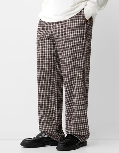 Pantalón Wide Jogger Hombre L - Bershka - Modalova