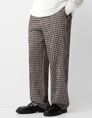 Pantalón Wide Jogger Hombre M - Bershka - Modalova