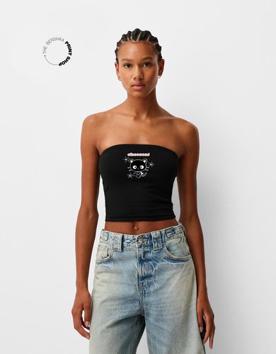 Top Hello Kitty And Friends Bandeau Mujer 10-12 - Bershka - Modalova