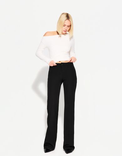 Pantalón Bootcut Low Rise Mujer 34 - Bershka - Modalova