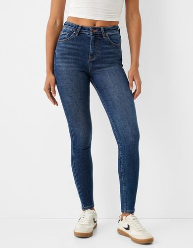 Jeans Super High Waist Skinny Mujer 32 - Bershka - Modalova