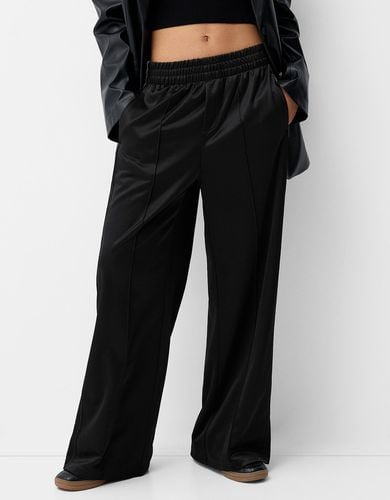 Pantalón Banda Lateral Mujer S - Bershka - Modalova