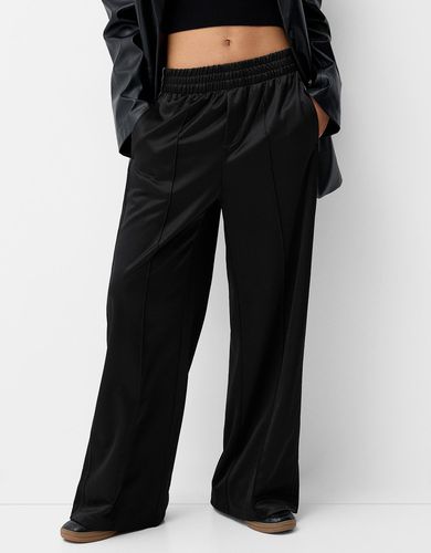 Pantalón Banda Lateral Mujer Xl - Bershka - Modalova