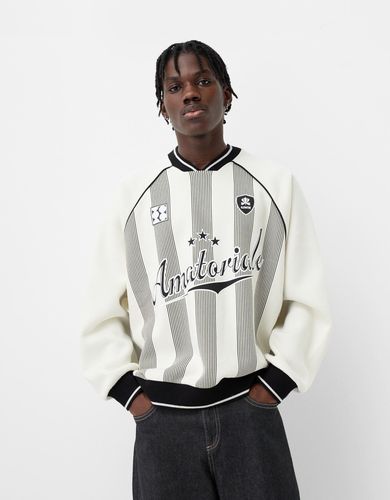 Sudadera Manga Ranglán Sport Hombre L - Bershka - Modalova