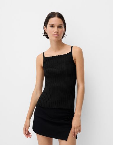 Top Tirantes Hebilla Espalda Mujer S - Bershka - Modalova