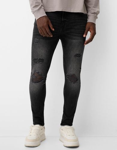 Jeans Super Skinny Rotos Hombre 36 - Bershka - Modalova