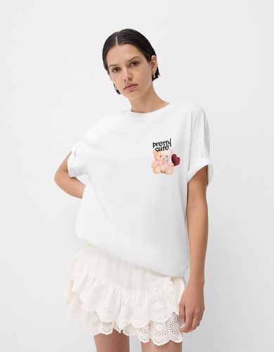 Falda Mini Volantes Mujer L - Bershka - Modalova