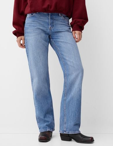 Jeans Straight Mujer 36 - Bershka - Modalova