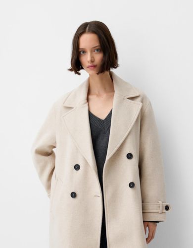 Abrigo Trench Mujer Xs - Bershka - Modalova