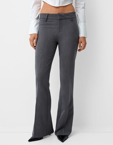 Pantalón Flare Tailoring Mujer 40 - Bershka - Modalova