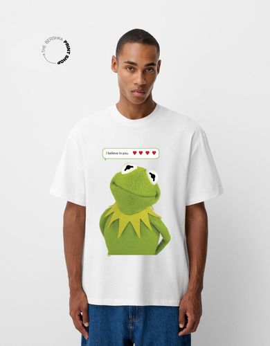 Camiseta Muppets Manga Corta Hombre Xl - Bershka - Modalova