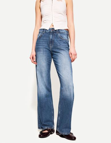 Jeans 90'S Wide Leg Mujer 10-12 - Bershka - Modalova