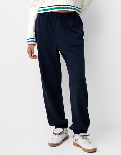 Pantalón Jogger Felpa Mujer M - Bershka - Modalova