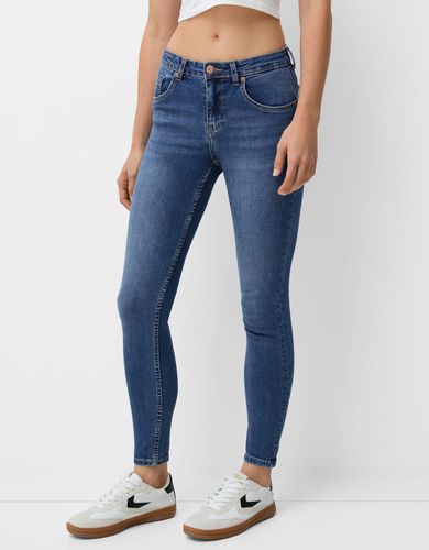 Jeans Skinny Push Up Mujer 32 - Bershka - Modalova