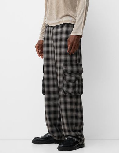 Pantalón Baggy Cargo Hombre M - Bershka - Modalova