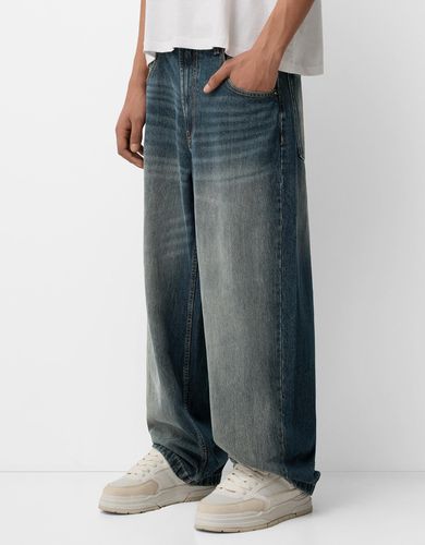 Jeans Super Baggy Hombre 34 - Bershka - Modalova