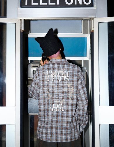 Camisa Oversize Cuadros Hombre S " - Bershka - Modalova