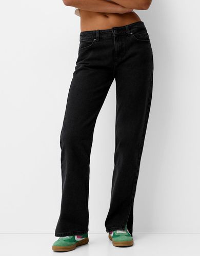 Jeans Flare Abertura Lateral Mujer 34 - Bershka - Modalova