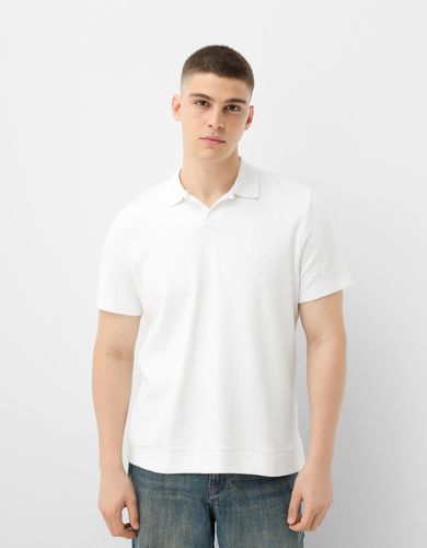 Polo Estructura Hombre L - Bershka - Modalova