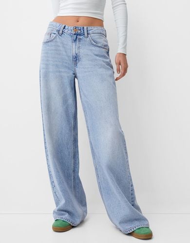 Jeans Wide Leg Mujer 38 - Bershka - Modalova