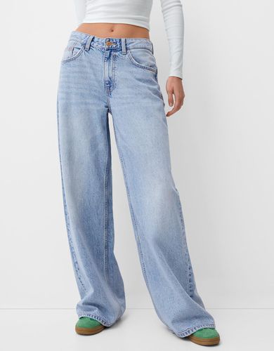 Jeans Wide Leg Mujer 42 - Bershka - Modalova