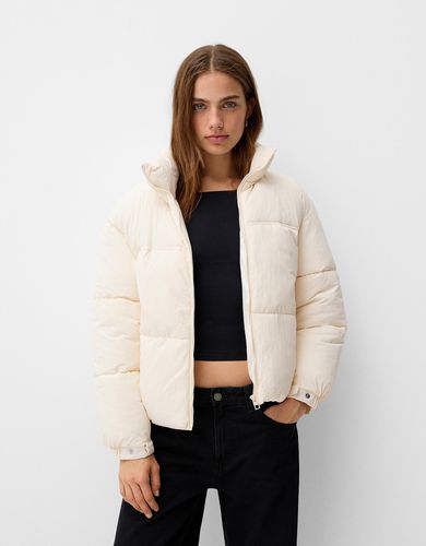 Cazadora Puffy Mujer Xs - Bershka - Modalova