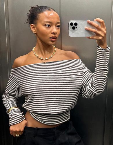 Ey Punto Asimétrico Rayas Mujer S " - Bershka - Modalova