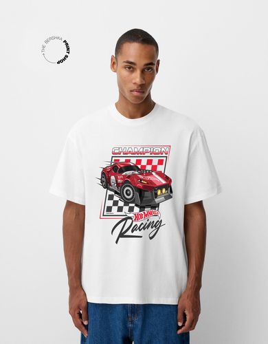 Camiseta Hot Wheels Manga Corta Hombre M - Bershka - Modalova