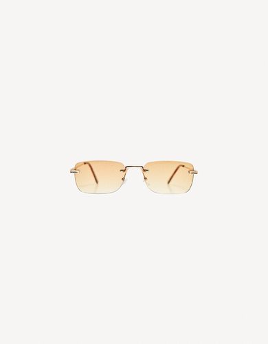 Gafas Sol Metálicas Hombre - Bershka - Modalova