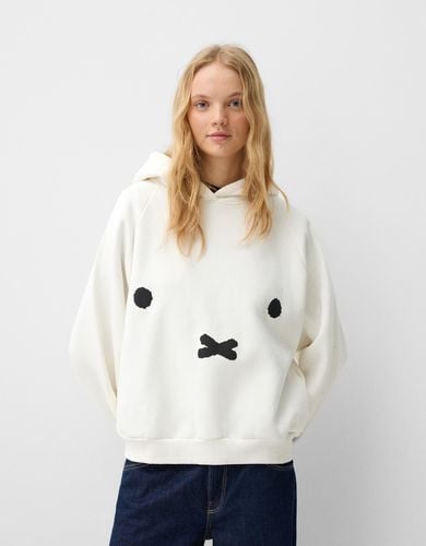 Sudadera Miffy Capucha Orejas Mujer 10-12 - Bershka - Modalova