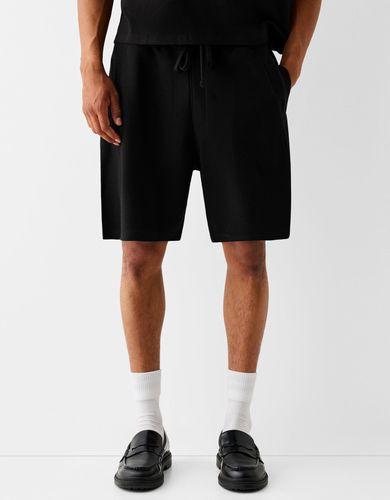 Bermuda Felpa Hombre S - Bershka - Modalova