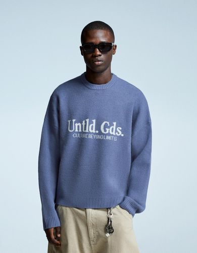 Ershka Jersey Jacquard Print Hombre L " - Bershka - Modalova