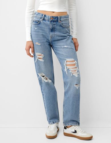 Jeans Cropped Mujer 32 - Bershka - Modalova