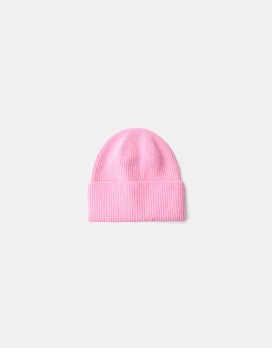 Bershka Gorro Rib Mujer Rosa - Bershka - Modalova