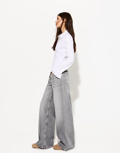 Jeans Wide Leg Mujer 32 - Bershka - Modalova