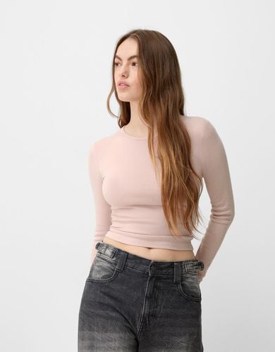 Camiseta Manga Larga Mujer 10-12 - Bershka - Modalova