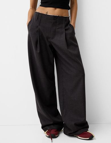 Pantalón Tailoring Mujer 36 - Bershka - Modalova