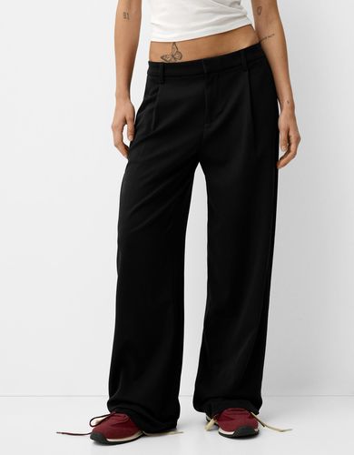 Pantalón Baggy Low Rise Mujer 36 - Bershka - Modalova