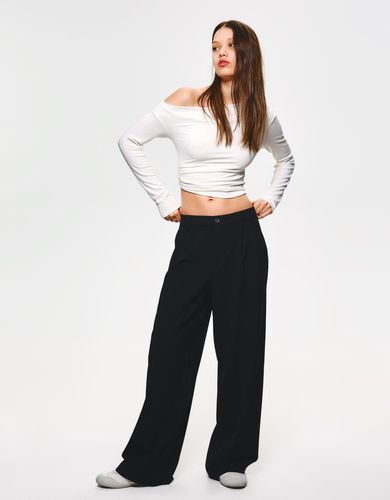 Pantalón Baggy Low Rise Mujer 32 - Bershka - Modalova