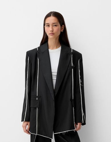 Blazer Oversize Mujer M-L - Bershka - Modalova