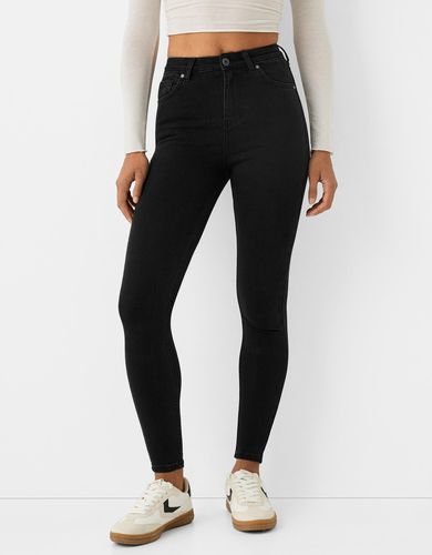 Jeans Super High Waist Skinny Mujer 38 - Bershka - Modalova